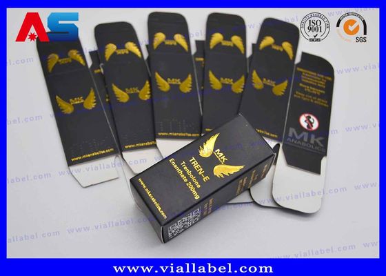 Gold Foil Printing Pharmaceutical Packaging Box SGS For 15ml Vial matting