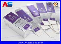 Medicine Carton Hcg Carton 10 × 2 ml Vials Box With Plastic Tray Paper Insert Leaflet