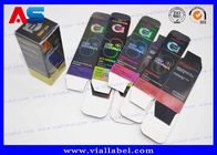 Holographic Panton Color 10ml Peptide Bottle Labels And Boxes
