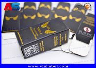 Gold Foil Printing Pharmaceutical Packaging Box SGS For 15ml Vial