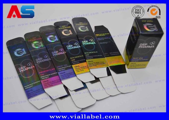 Gep Pharma 10ml Glass Vial 300g Paper Printed Packaging Boxes body building vial boxes