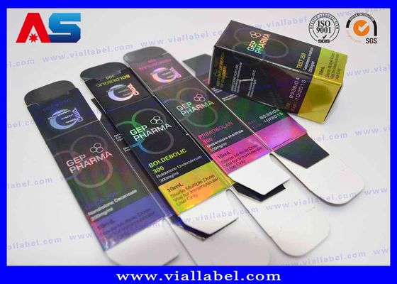 Hologram Paper Anavar Oral Peptide Medicine Packaging Box 10ml bottle labels boxes