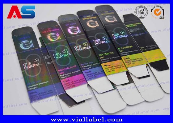 Gep Pharma 10ml Glass Vial 300g Paper Printed Packaging Boxes body building vial boxes