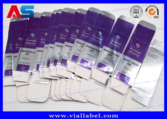 Bodybuilding / Test Enanthate Custom Packaging Boxes Printing With Free Design 10ml bottle labels