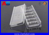 Clear PVC Plastic Packaging Trays For Vaccines Vials 2mL / 3mL with Embossing Logo