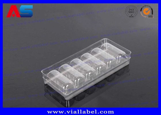 PET Plastic Blister Packaging Tray For Vaccines Vials 10 2ML And One 10mL Water Bottle