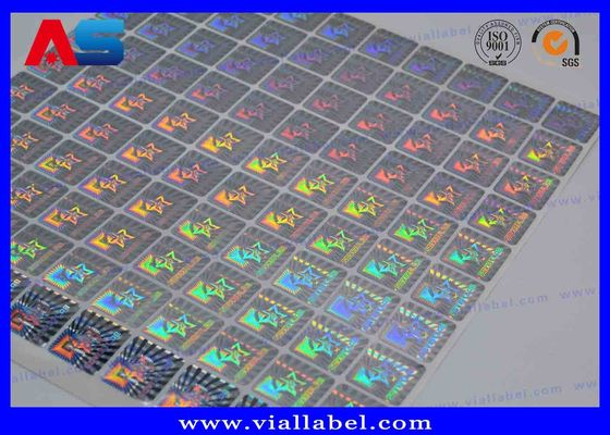 Tamper Evident QR Code Serial Number 3D Holographic Stickers hologram security sticker