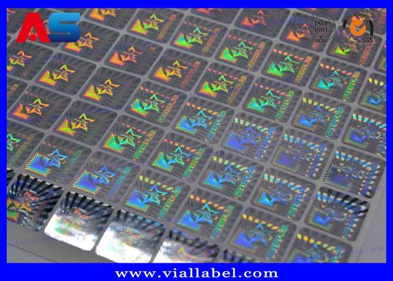 Tamper Evident QR Code Serial Number 3D Holographic Stickers hologram security sticker