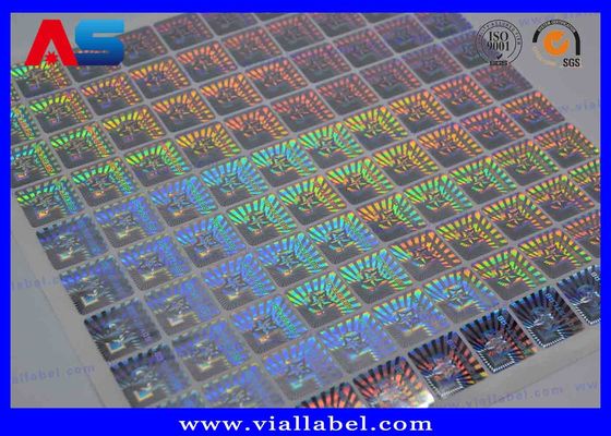 Tamper Evident QR Code Serial Number 3D Holographic Stickers hologram security sticker