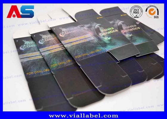 custom pharmaceutical boxes Gold Foil Printing Embossed 20ml Dropper Bottle Box