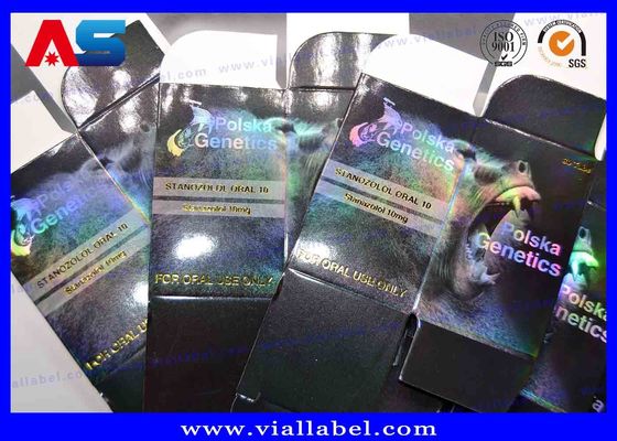 custom pharmaceutical boxes Gold Foil Printing Embossed 20ml Dropper Bottle Box