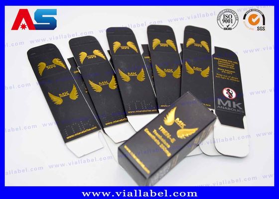 Anti Fake Printing Peptide Packaging 2ml Vial Boxes enanthate oil vial box packaging