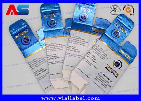 Matt Lamination Small Packaging Boxes 10ml Vials Injectable Peptide 325g Paper