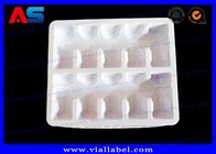 10 Vials 2ml White PET Plastic Blister Packaging