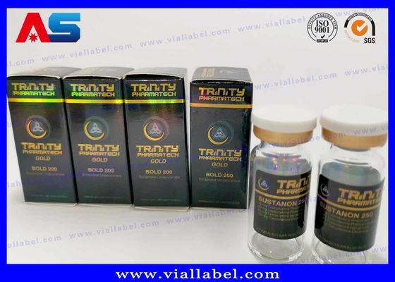 CMYK Printing 10ml Custom Vial Labels For Glass Medicine Bottles peptide packaging