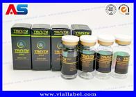 CMYK Printing 10ml Custom Vial Labels For Glass Medicine Bottles