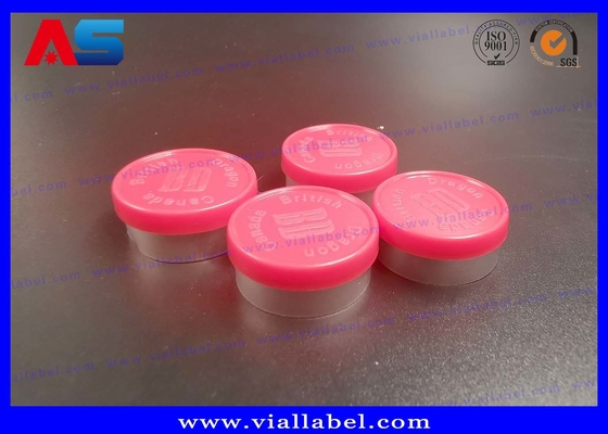 20mm Plastic Aluminum Flip Off Cap With Engraved Logo