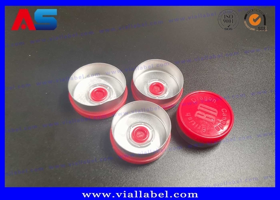 20mm Plastic Aluminum Flip Off Cap With Engraved Logo