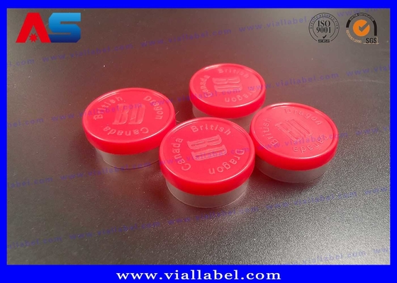 20mm Plastic Aluminum Flip Off Cap With Engraved Logo