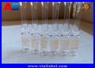 Printed 1ml Clear Medical Injection Glass Ampoule 10x60mm Neutral Borosilicate Material