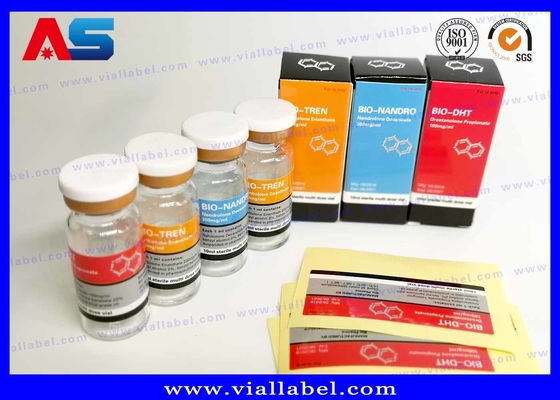 Custom Peptides Human Growth Private Label Stickers For Pharmaceuticals 10ml vial labels