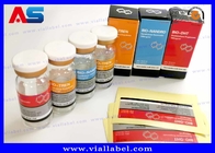 10ml Steroid Adhesive Bottle Labels ROHS Certified With Lids And Boxes
