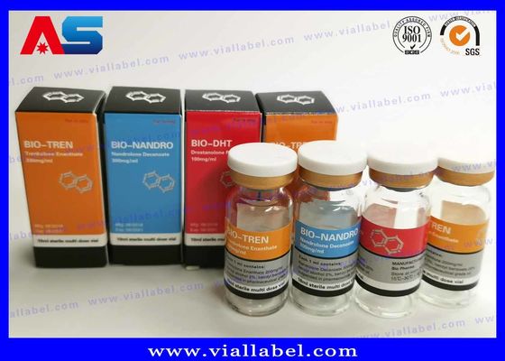 Bodybuilding Cypionate Pharmaceutical Bottle Labels 25x60mm ISO Certified for 10ml vials