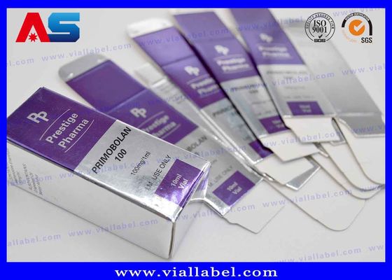 Muscledevelop Silver Foil Embossed 10ml Vial Storage Box Of Injectables Peptide Meditech Muscle Growth
