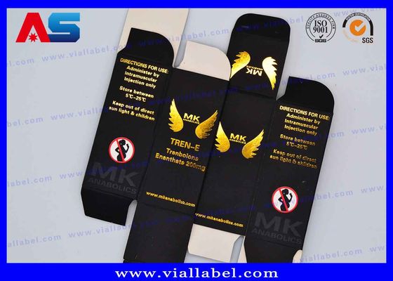 Shinny Silver Foil 10mL Pharmaceutical Boxes For Muscle Building Peptide UK