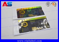 Strong Adhesive 10ml Vial Labels PET Laser Film CMYK Printing for Pharmacy glass vial labels