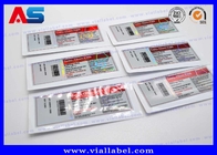 4C Full Color Vials Laser Hologram Sticker, SGS Printing Bottle Labels
