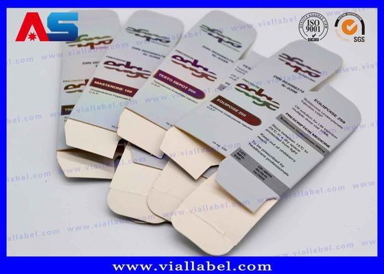 Customized Hologram Vial Storage Box Printing 10ml Vial Boxes And Packaging / small packaging boxes