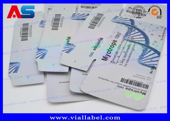 Free Design Custom Cardboard Paper Pharmaceutical Packaging Box 10ml Vial Tren Enanthate Label And Box