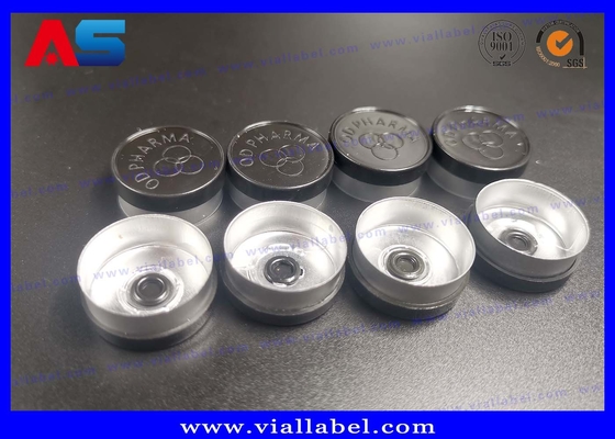 White Plastic Aluminium Bottle Caps for Pharmaceutical 10mL Glass Bottles flip off vial caps