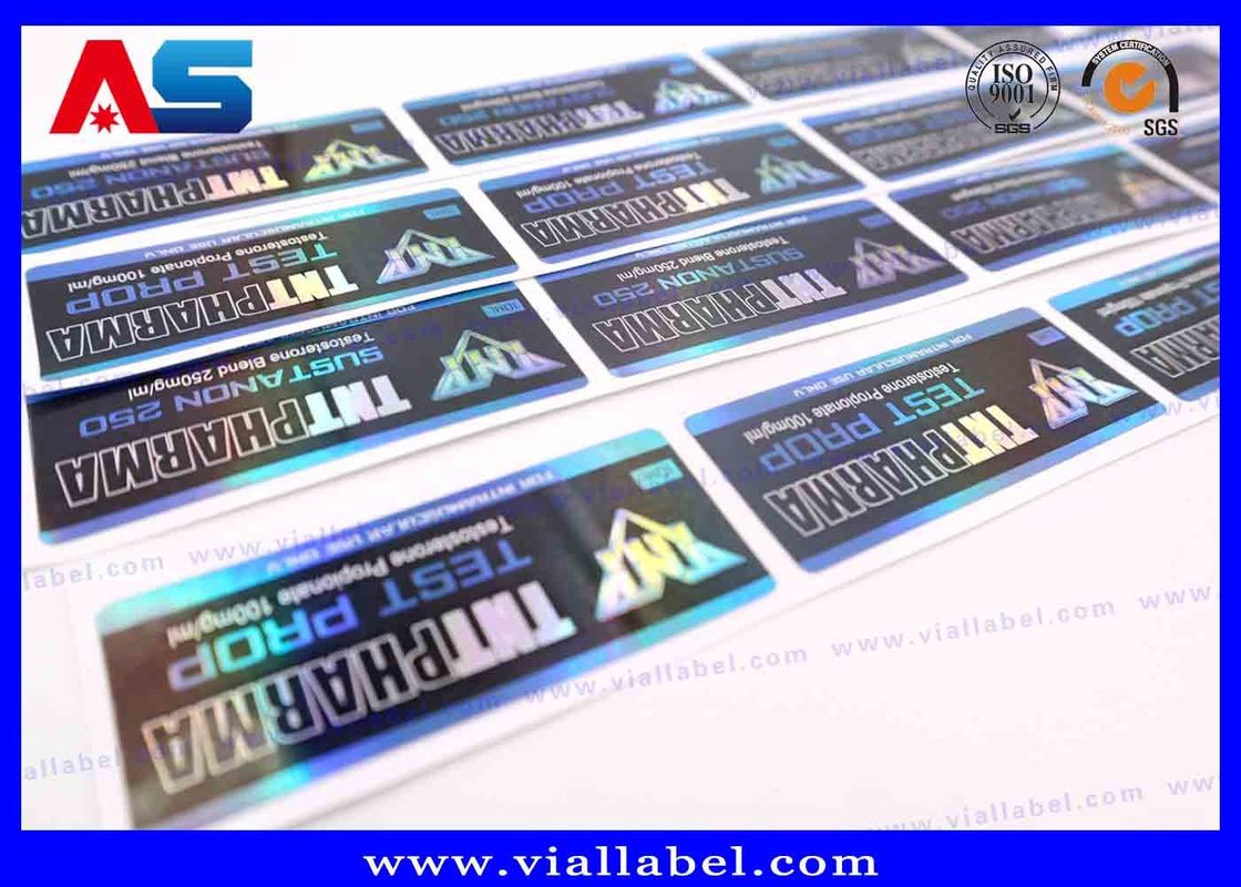 Custom Peptides Human Growth Private Label Stickers For Pharma 10ml vial labels