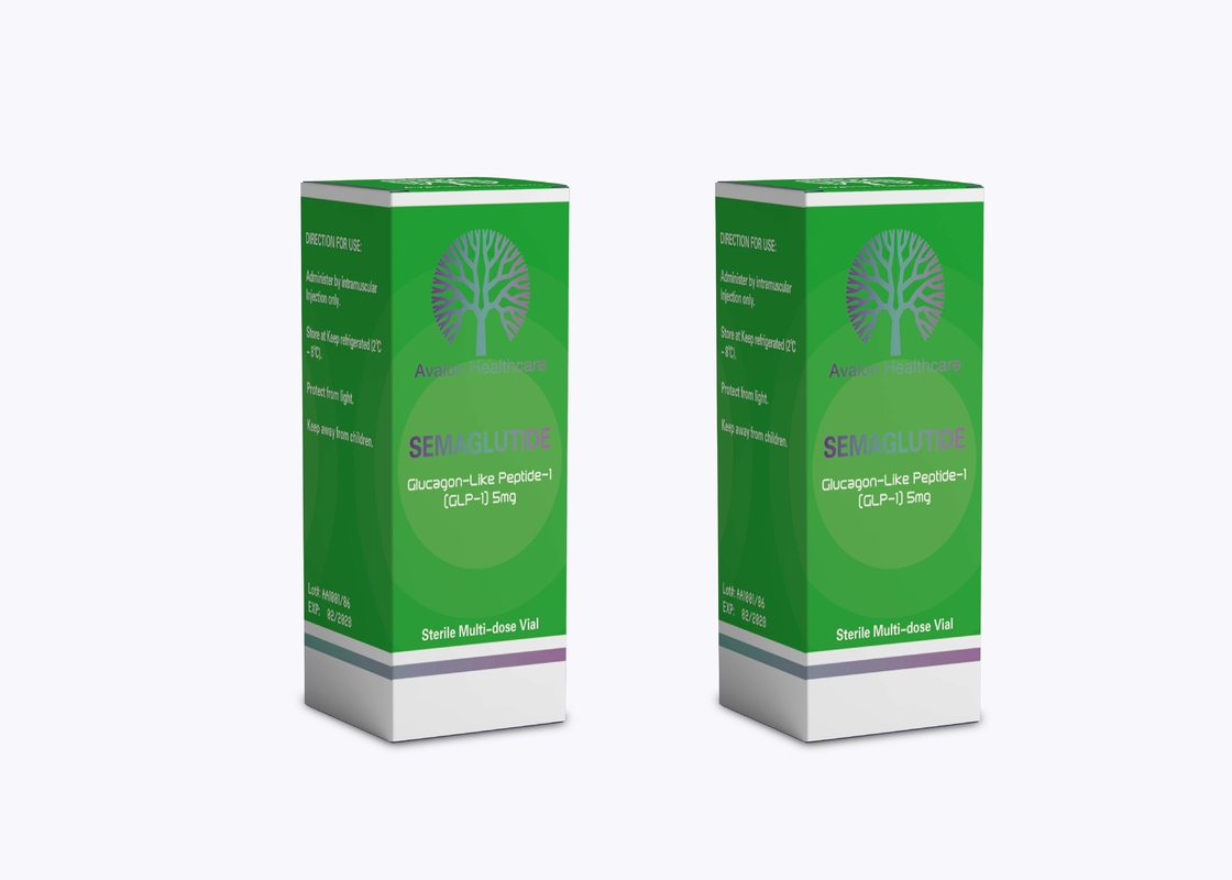 1ml / 2ml /10ml /30ml Customized Logo Semaglutide Label And Box Within Customized Colors Printing