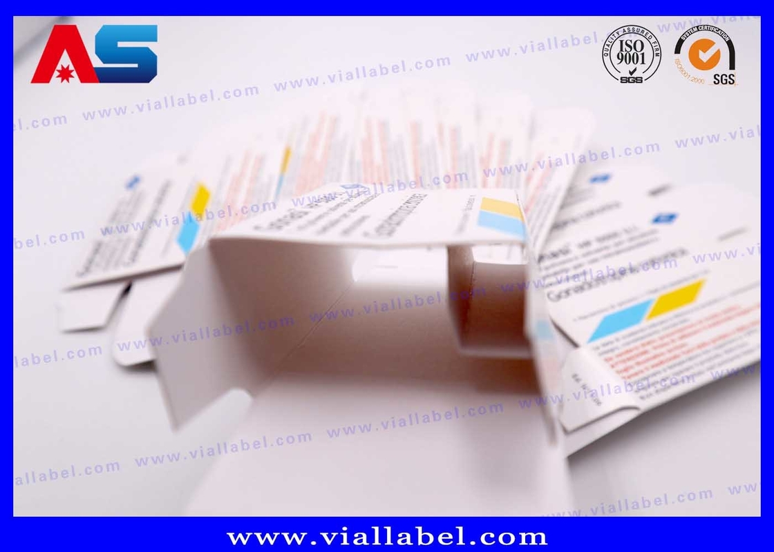 Customized Glass Bottle Paper 10ml Vial Boxes For Pregnyl Hcg Pharmaceutical Packaging Box