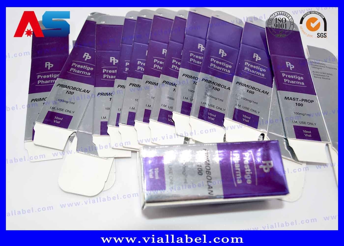 Injection Oils Vial Boxes Pharmaceutical Package Hcg Peptide Small Bottle Boxes Factory Direct Sales