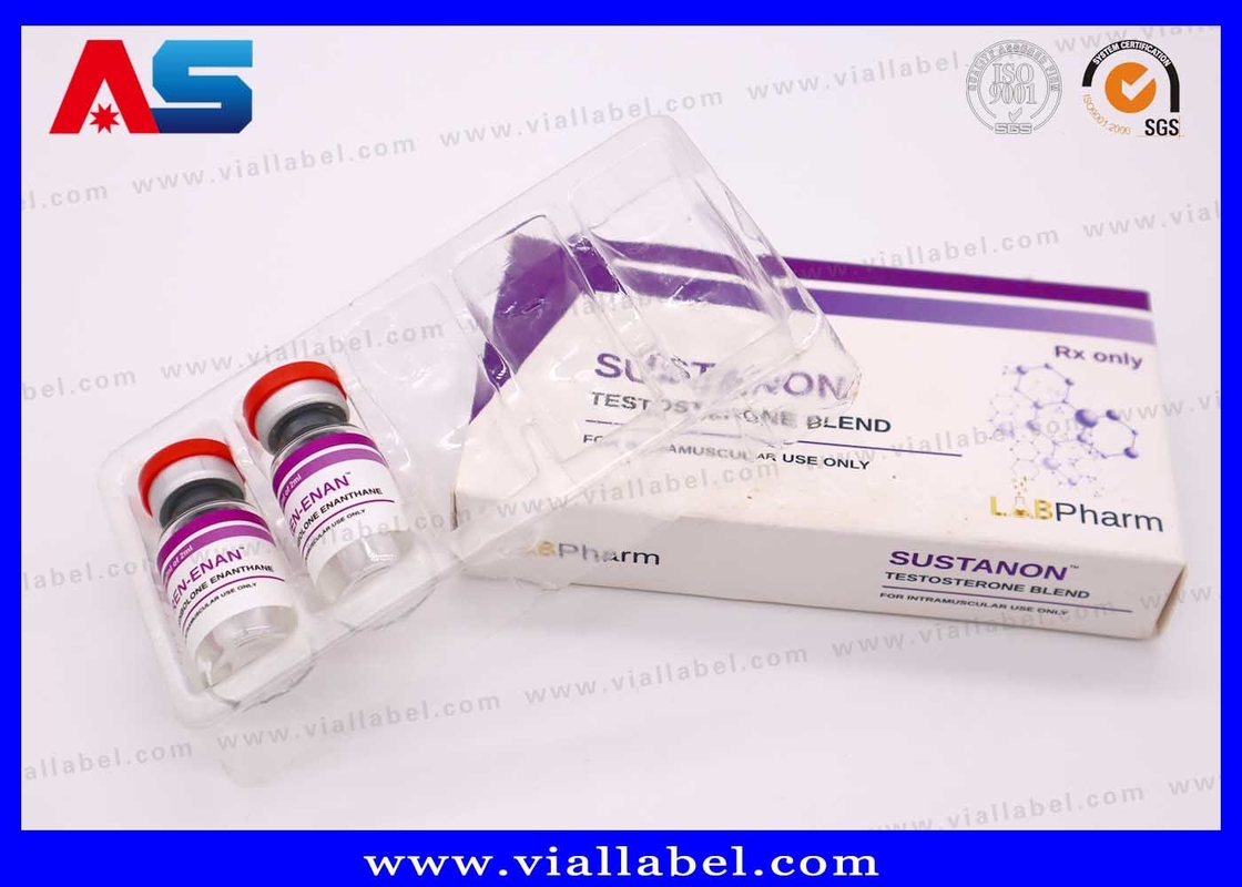 Customizable Plastic Blister Packaging for Pharmaceutical Injections 10ml Box Mock Up Service Available
