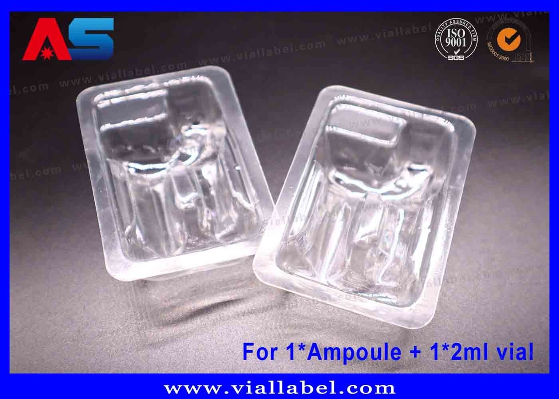 Clear PET Blister Tray – Dual-Chamber Secure Packaging for 1ml Ampoule & 2ml Vial | ISO-Certified, 12+ Years Export Expertise