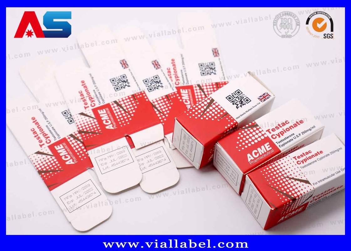 Premium Custom Printed Pharmaceutical Vial Packaging Solutions With NFC For 2ml-20ml Vials
