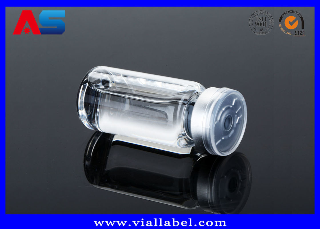 8 ml Small Glass Vials With Lids Rubber Stoppers For Peptide Packaging small glass vials with screw caps