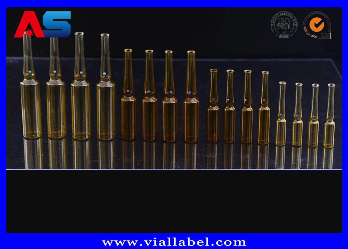 Sterial Bulk 10ml 1ml 2ml Glass Vials Amber Ampoule Intramuscular Injection Bottle