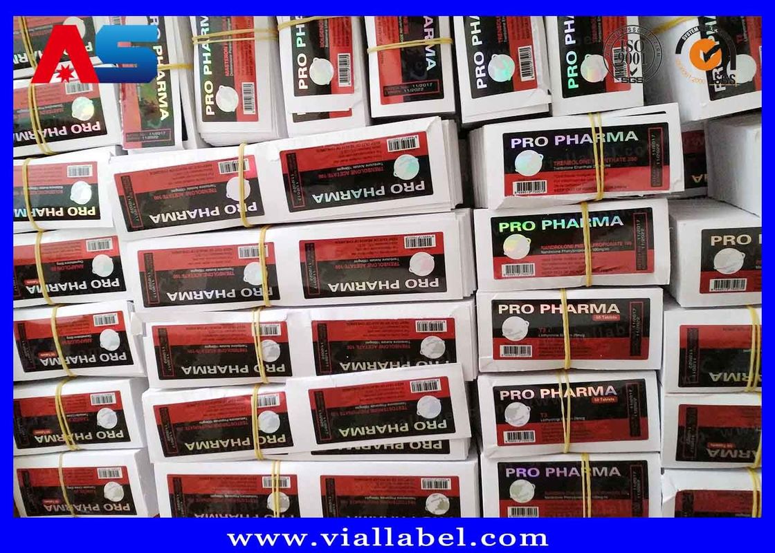 Custom Medication 10ml Vial Labels Stickers Pro Pharma Laser Hologram 3D Printing labels for glass vials