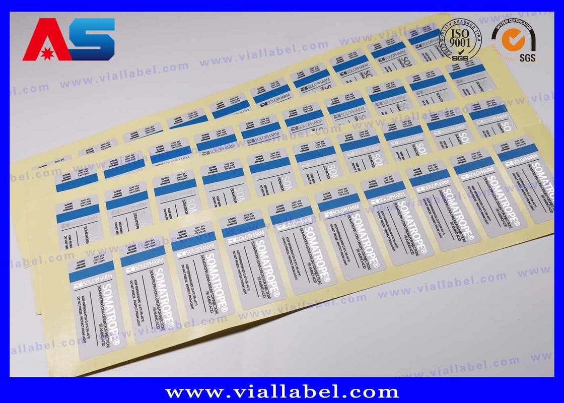ODM Steroid Bottle Labels Stickers For Injections Steroids Custom