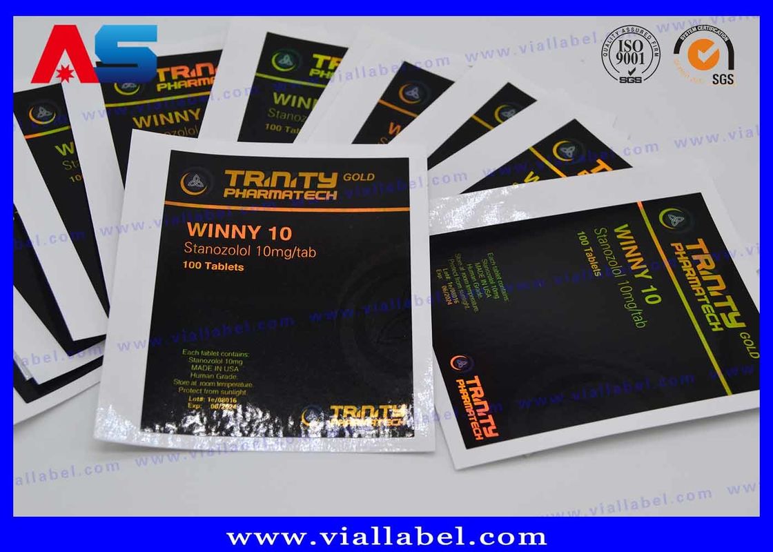 PVC Pharmaceutical Sticker Label For 15ml Peptide Bottle self adhesive labels for plastic bag