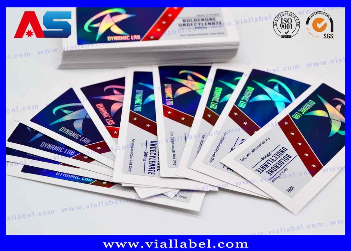 Vinyl Stickers Printing  Pharmaceutical Printing Of Peptide Propionate labels for 2ml vials