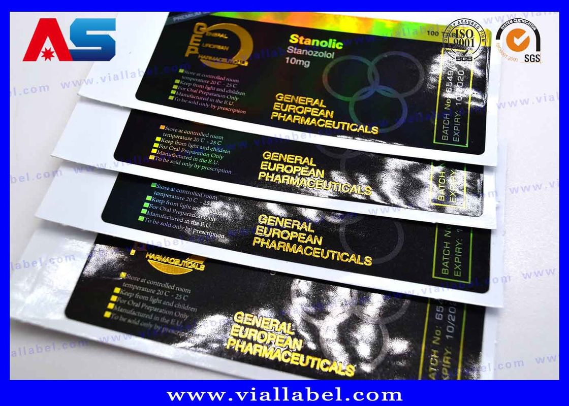 Transparent Adhesive Label Printing Labels For Boxes With Custom Logo For   for Pharmacy Vial Bottle Packaging