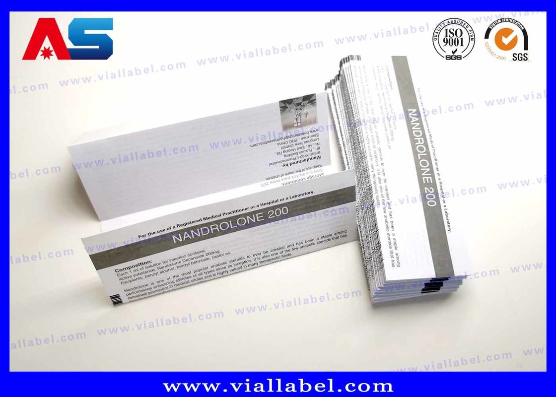 Custom Leaflet Printing Pharmaceutical Package Medication Specification For Tri-Tren 200 Steroids Oils