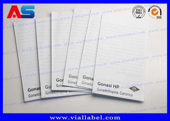 Foldable 10ml Paper Leaflet Inserts Printing For Peptide Description